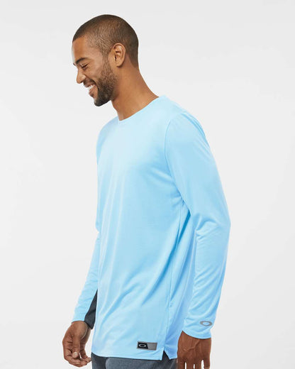 Oakley Men's Team Issue Hydrolix Long Sleeve T-Shirt FOA402992 #colormdl_Carolina Blue