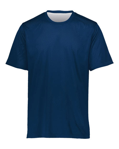 Augusta Sportswear Unisex Mesh Reversible Jersey 1602 #color_Navy/ White