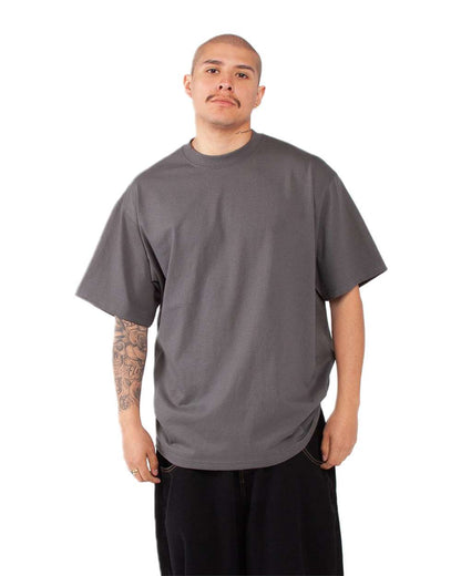 Shaka Wear Men's Tall Max Heavyweight T-Shirt SHMHSST #colormdl_Dark Grey