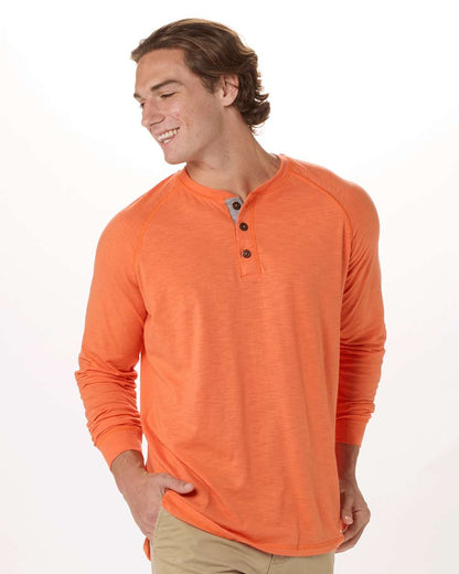 Boxercraft Henley Long Sleeve T-Shirt BM3101 #colormdl_Mandarin