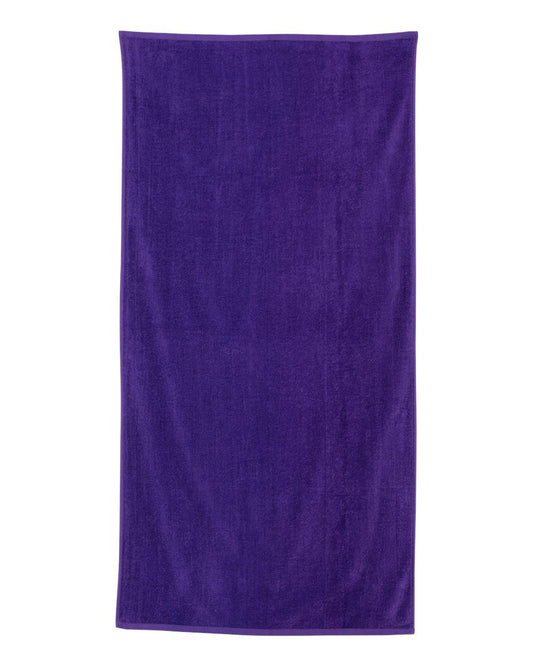 Q-Tees Velour Beach Towel QV3060
