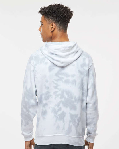 J. America Men's Tie-Dyed Fleece Hooded Sweatshirt 8861 #colormdl_Grey Tie Dye