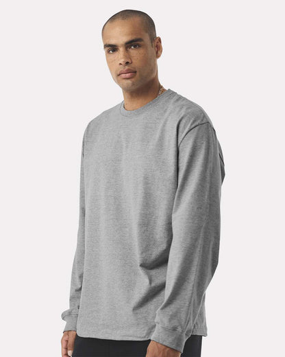 BELLA + CANVAS Unisex 7.5 oz Heavyweight Long Sleeve Tee 4651 #colormdl_Athletic Heather