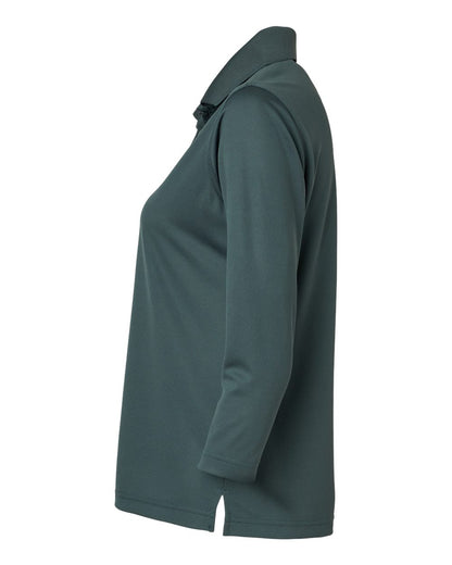 Paragon Women's Lady Palm Three-Quarter Sleeve Polo 120 #color_Carbon