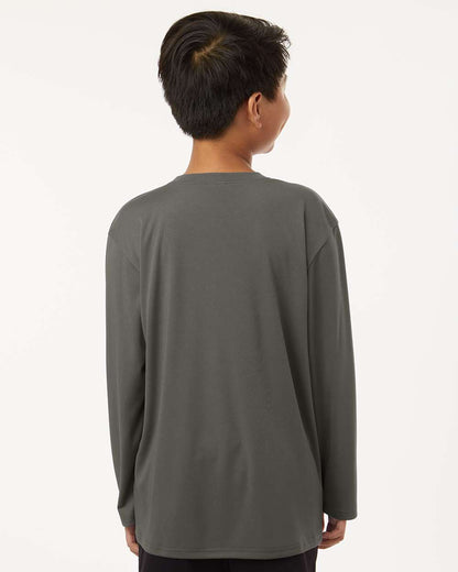 AllPro Youth Pro-Lock Performance Long Sleeve T-Shirt 48400Y #colormdl_Charcoal