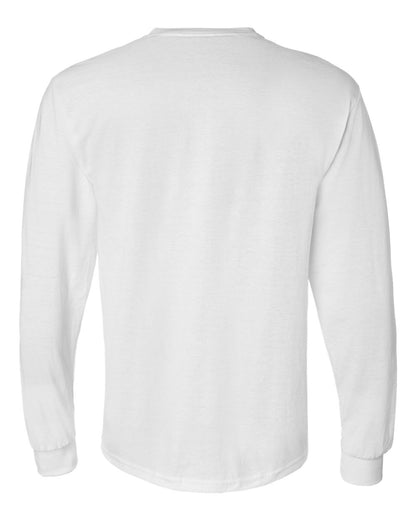 Gildan Unisex DryBlend® 50/50 Long Sleeve T-Shirt 8400 #color_White