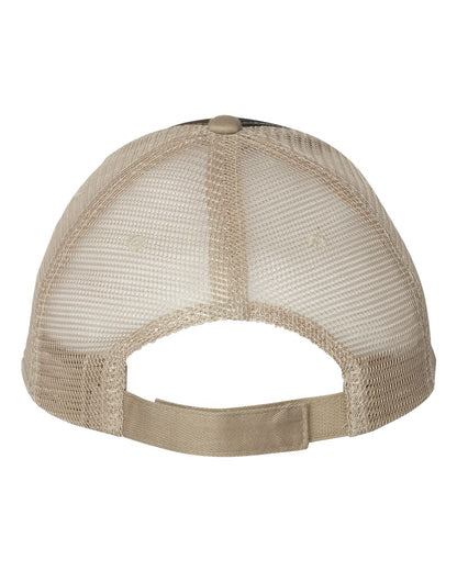 Valucap Sandwich Trucker Cap S102 #color_Green Camo/ Tan