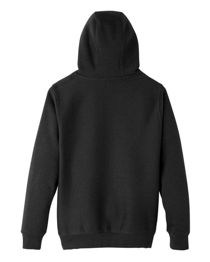 Team 365 Youth Zone HydroSport™ Heavyweight Hooded Sweatshirt TT96Y #color_Black