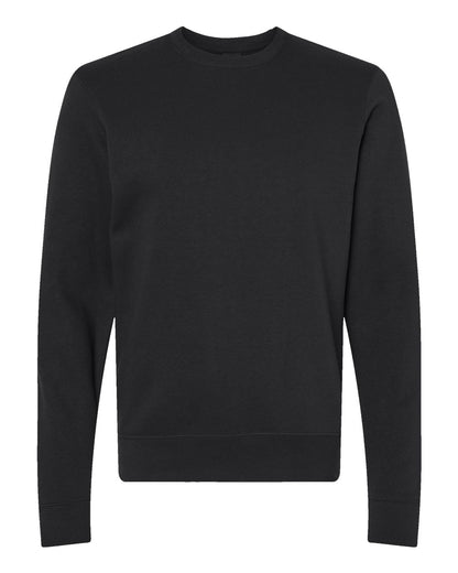 J. America Unisex BTB Fleece Crewneck Sweatshirt 8721 #color_Black