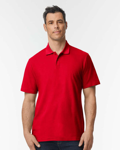 Gildan Unisex Softstyle® Pique Polo 64800 #colormdl_Cherry Red