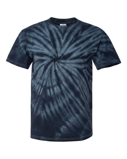 Dyenomite Cyclone Pinwheel Tie-Dyed T-Shirt 200CY #color_Black