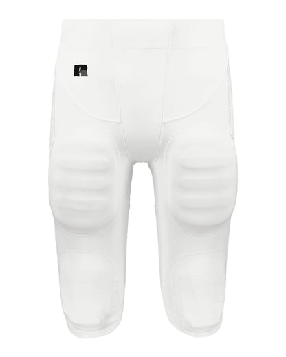 Russell Athletic Unisex Beltless Football Pants R26XPM #color_White