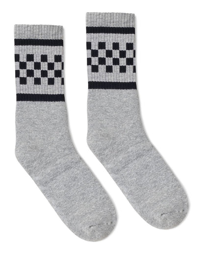 SOCCO USA-Made Checkered Crew Socks SC300 SOCCO USA-Made Checkered Crew Socks SC300