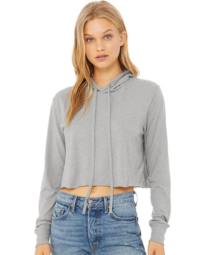 BELLA + CANVAS Women’s Triblend Crop Long Sleeve Hoodie 8512 BELLA + CANVAS Women’s Triblend Crop Long Sleeve Hoodie 8512