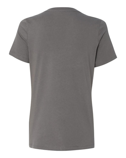 BELLA + CANVAS Women’s Relaxed Jersey V-Neck Tee 6405 #color_Asphalt