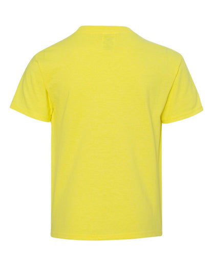 JERZEES Youth Dri-Power® 50/50 T-Shirt 29BR #color_Neon Yellow