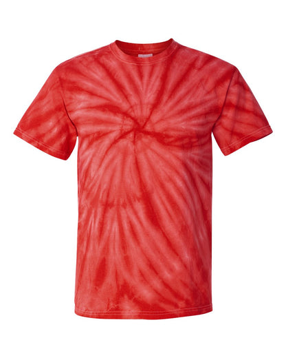 Dyenomite Cyclone Pinwheel Tie-Dyed T-Shirt 200CY #color_Red