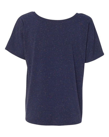 BELLA + CANVAS Women’s Slouchy Tee 8816 #color_Navy Speckled