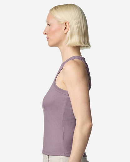 American Apparel Women's Baby Rib Tank BR2101 #colormdl_Smokey Violet