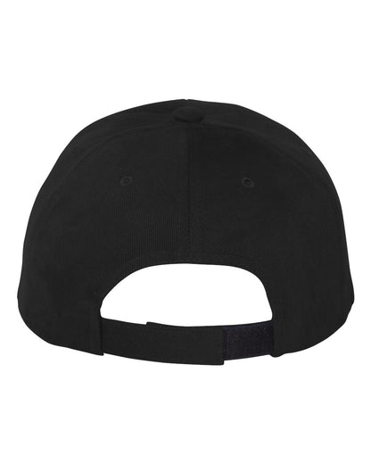YP Classics Structured Brushed Twill Cap 6363V #color_Black