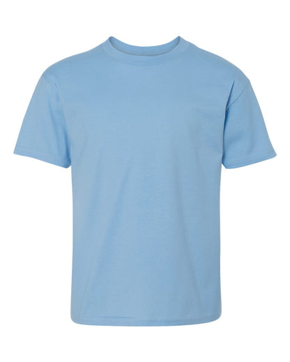Hanes Youth Perfect-T T-Shirt 498Y #color_Light Blue