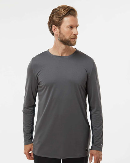 Oakley Men's Team Issue Hydrolix Long Sleeve T-Shirt FOA402992 #colormdl_Forged Iron