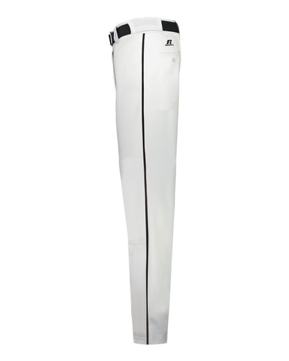 Russell Athletic Youth Piped Change-Up Baseball Pants R14DBB #color_White/ Black