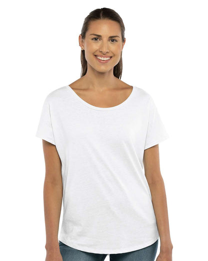 Next Level Women's Ideal Dolman T-Shirt 1560 #colormdl_White