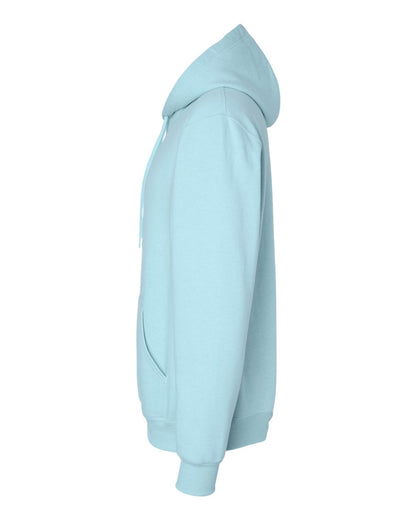 JERZEES Unisex Eco™ Premium Blend Ring-Spun Hooded Sweatshirt 700MR #color_Cloud Heather