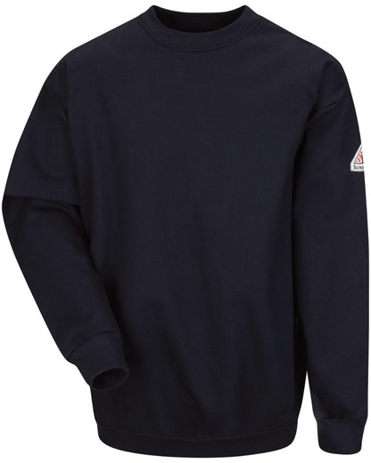 Bulwark Pullover Crewneck Sweatshirt - Cotton/Spandex Blend SEC2 Bulwark Pullover Crewneck Sweatshirt - Cotton/Spandex Blend SEC2