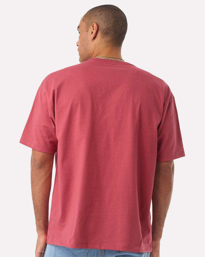 BELLA + CANVAS Unisex 7.5 oz Heavyweight Tee 4610 #colormdl_Vintage Red