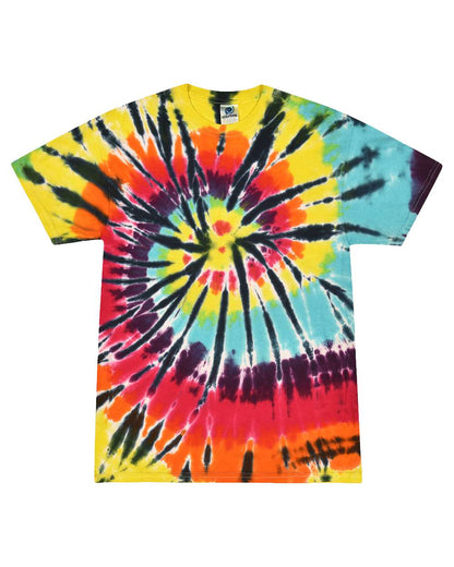 Colortone Youth Multi-Color Tie-Dyed T-Shirt 1000Y #color_Lava Lamp
