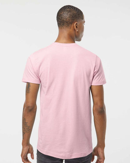 Tultex Men's Fine Jersey T-Shirt 202 #colormdl_Pink