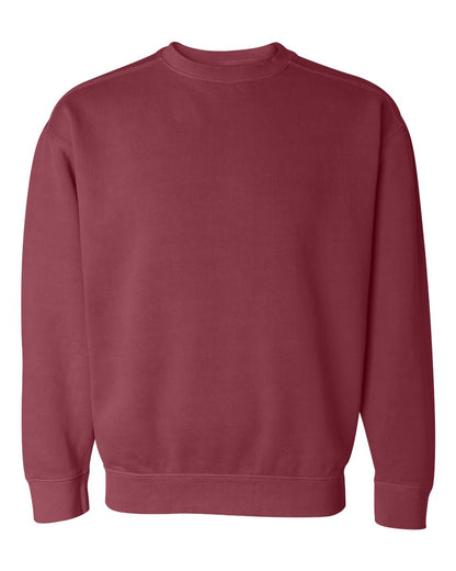 Comfort Colors Unisex Garment-Dyed Crewneck Sweatshirt 1566 #color_Crimson
