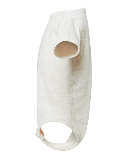 Rabbit Skins Infant Fine Jersey Bodysuit 4424 #color_Natural Heather