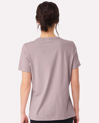 BELLA + CANVAS Women’s Relaxed Jersey Tee 6400 #colormdl_Pink Gravel