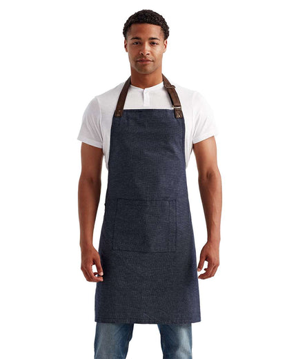 Artisan Collection by Reprime Annex Oxford Bib Apron RP144 #colormdl_Navy