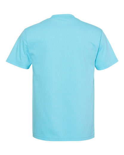 American Apparel Heavyweight Cotton Tee 1301 #color_Pacific Blue