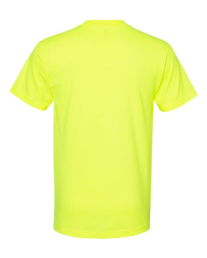 American Apparel Heavyweight Cotton Tee 1301 #color_Safety Green