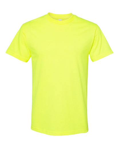 American Apparel Heavyweight Cotton Tee 1301 #color_Safety Green