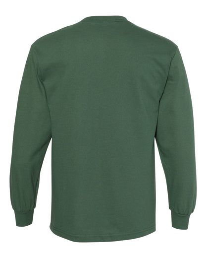 American Apparel Heavyweight Cotton Long Sleeve Tee 1304 #color_Forest