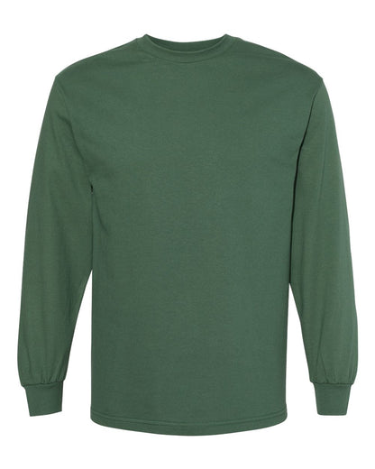 American Apparel Heavyweight Cotton Long Sleeve Tee 1304 #color_Forest
