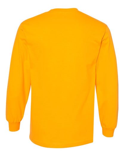 American Apparel Heavyweight Cotton Long Sleeve Tee 1304 #color_Gold