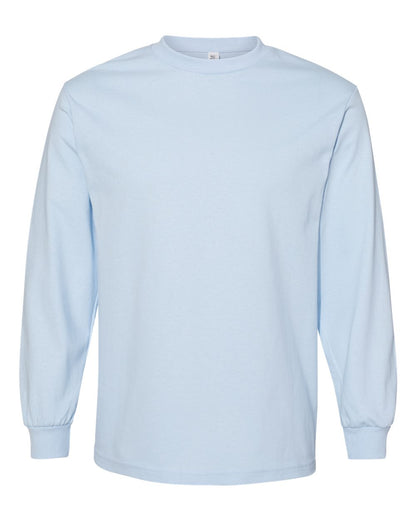 American Apparel Heavyweight Cotton Long Sleeve Tee 1304 #color_Powder Blue