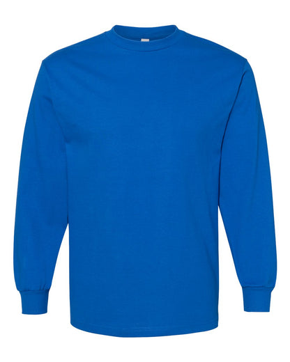 American Apparel Heavyweight Cotton Long Sleeve Tee 1304 #color_Royal Blue