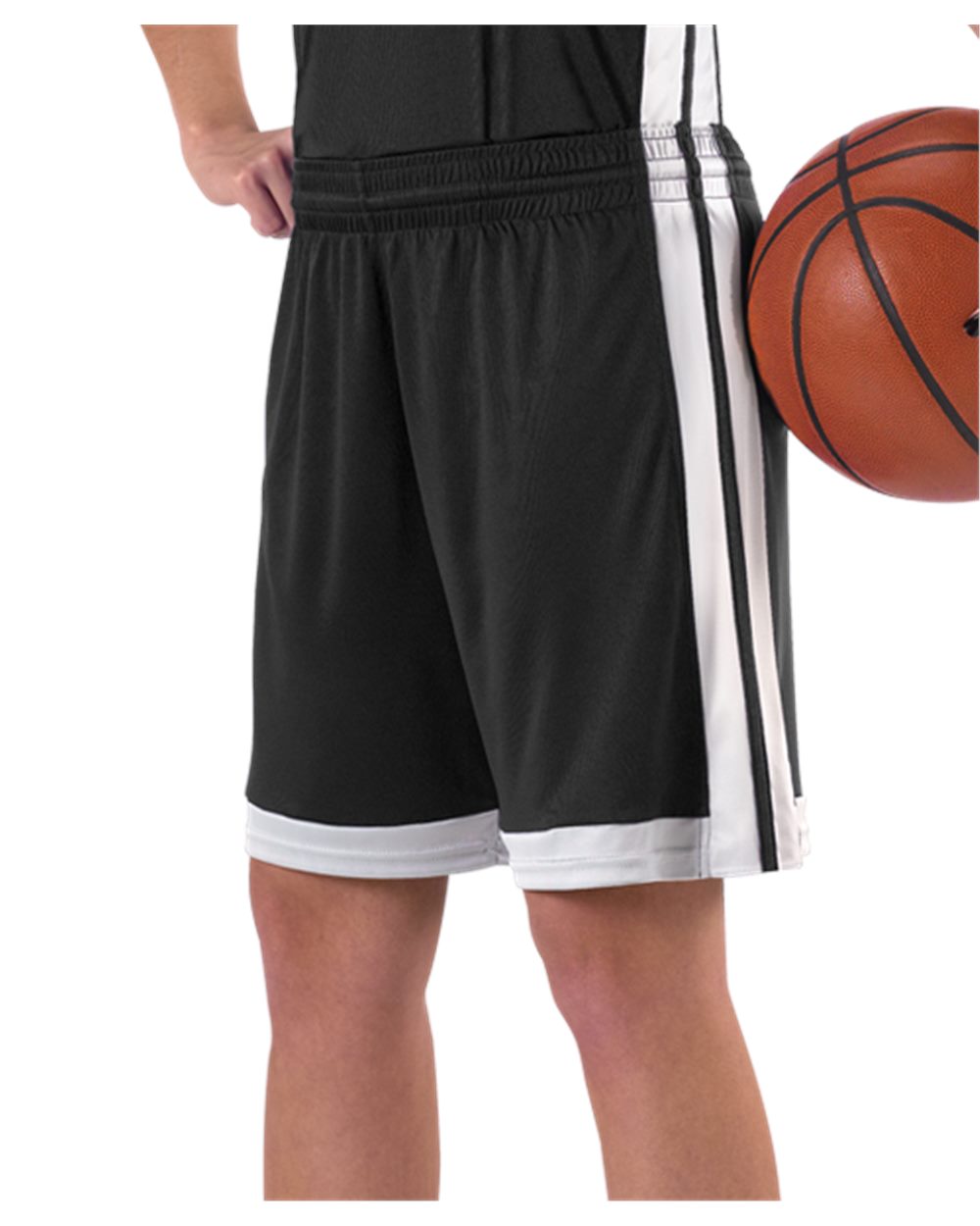 Alleson Athletic Women's Single Ply Basketball Shorts 538PW