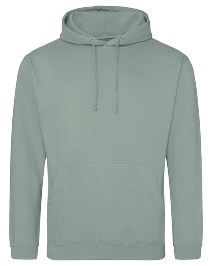 AWDis Unisex College Hooded Sweatshirt JHA001 #color_Dusty Green