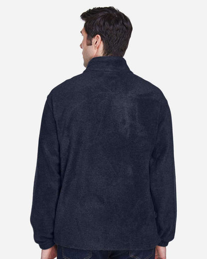 Harriton Men's Tall Full-Zip Fleece M990T #colormdl_Navy