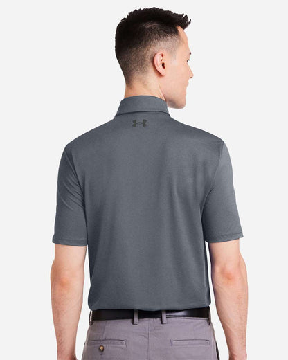 Under Armour Men's Recycled Polo 1383255 #colormdl_Castlerock/ White