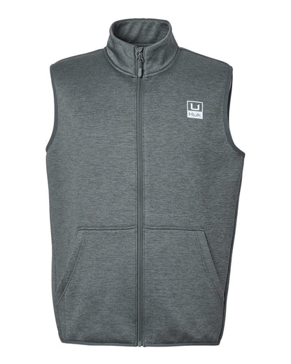 HUK Men's Coldfront+ Vest H130099 #color_Volcanic Ash Heather
